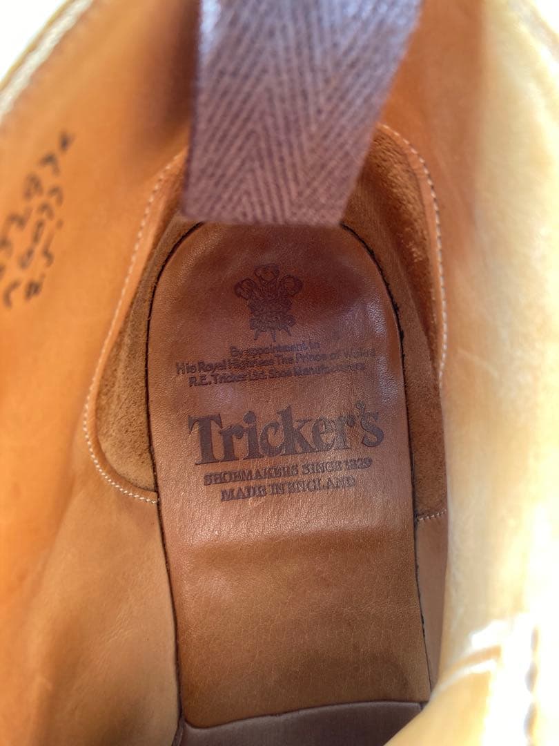 Tricker's MONKEY BOOTS トリッカーズUK8ブラウン