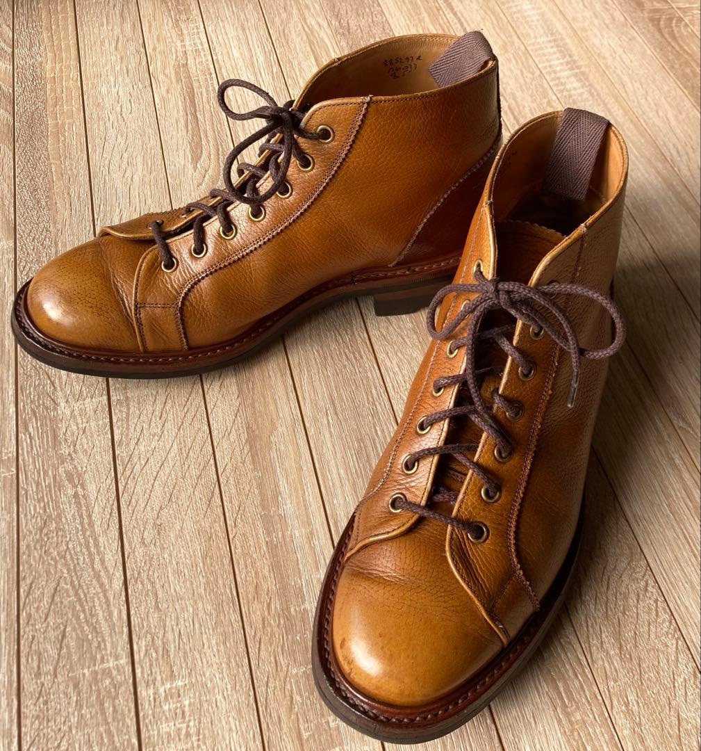Tricker's MONKEY BOOTS トリッカーズUK8ブラウン
