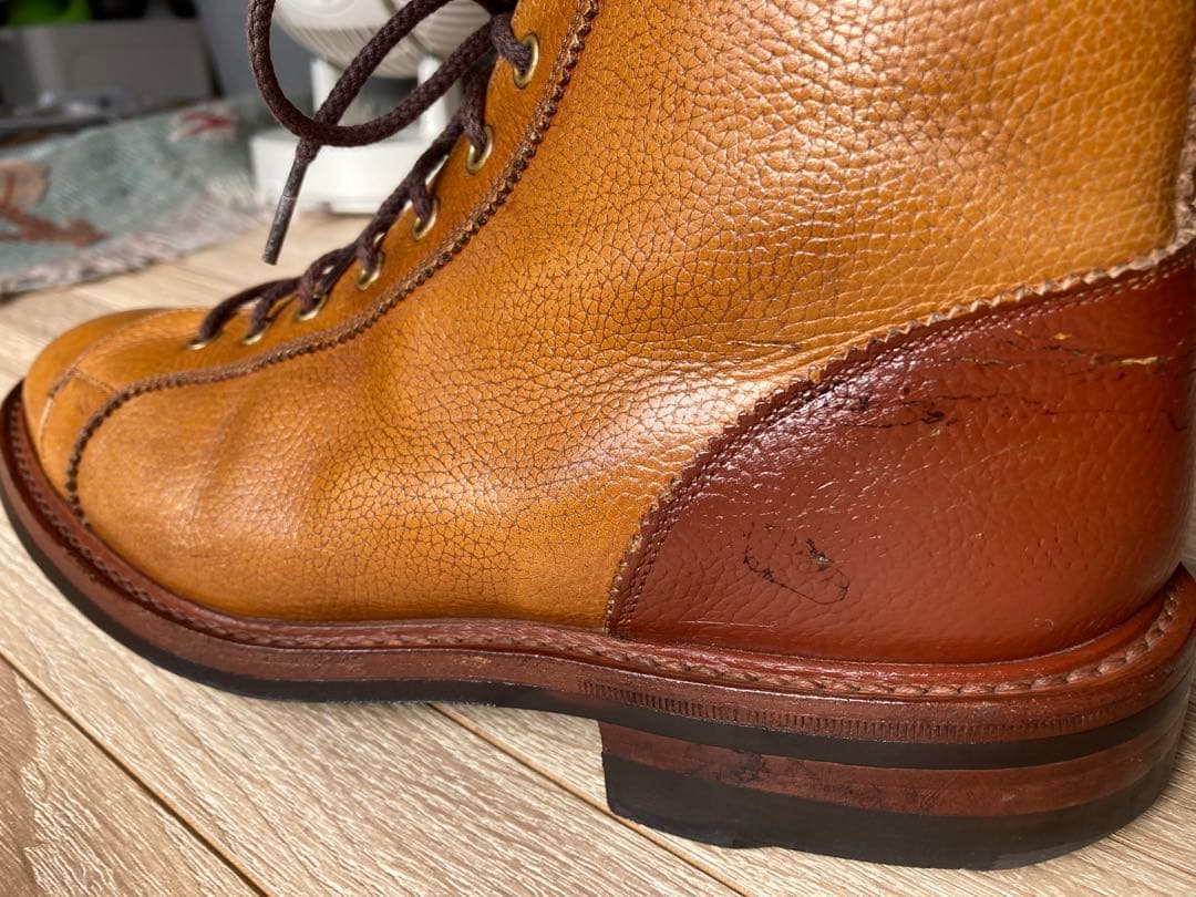 Tricker's MONKEY BOOTS トリッカーズUK8ブラウン