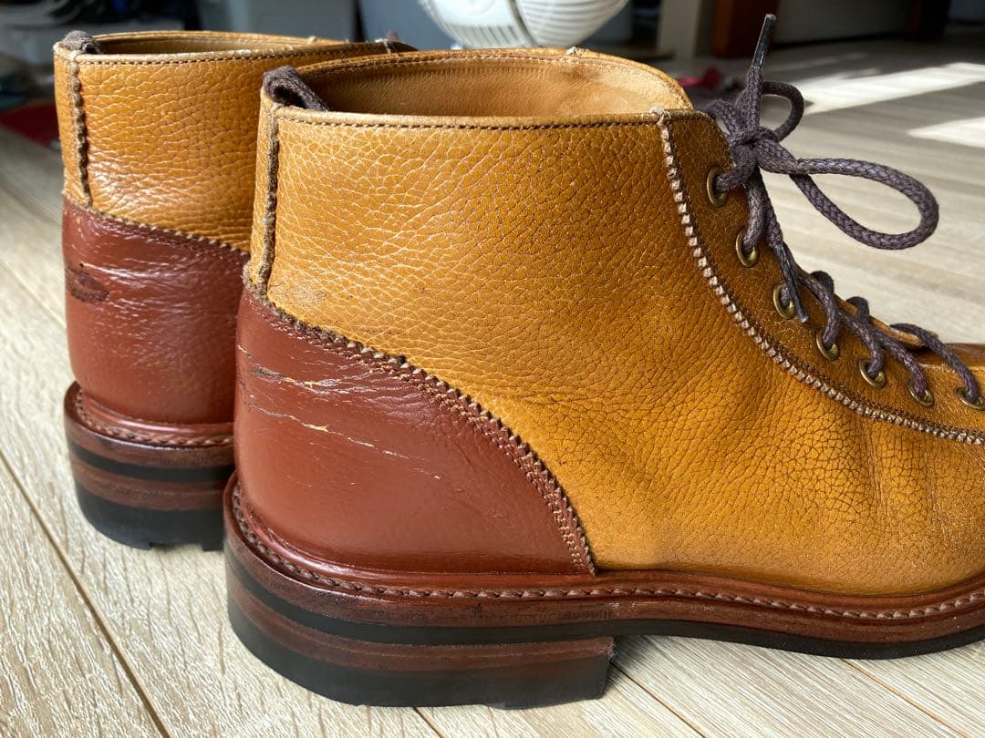 Tricker's MONKEY BOOTS トリッカーズUK8ブラウン