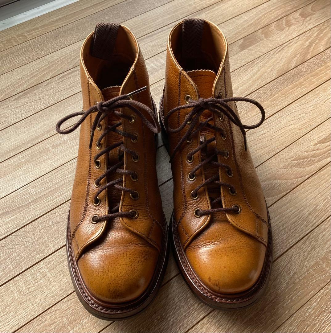 Tricker's MONKEY BOOTS トリッカーズUK8ブラウン