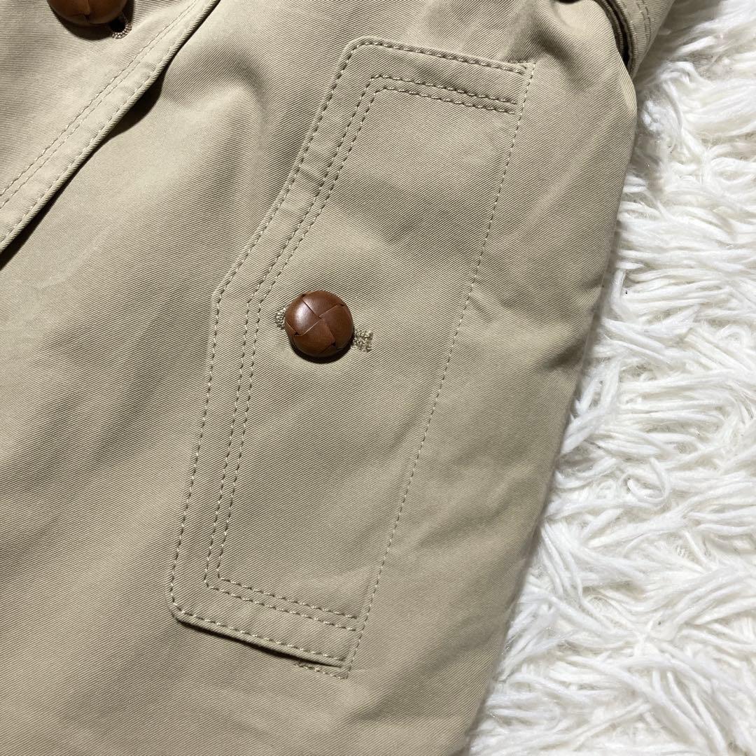 希少【SANYO】胡桃ボタン　100年コート　トレンチコート　ライナー