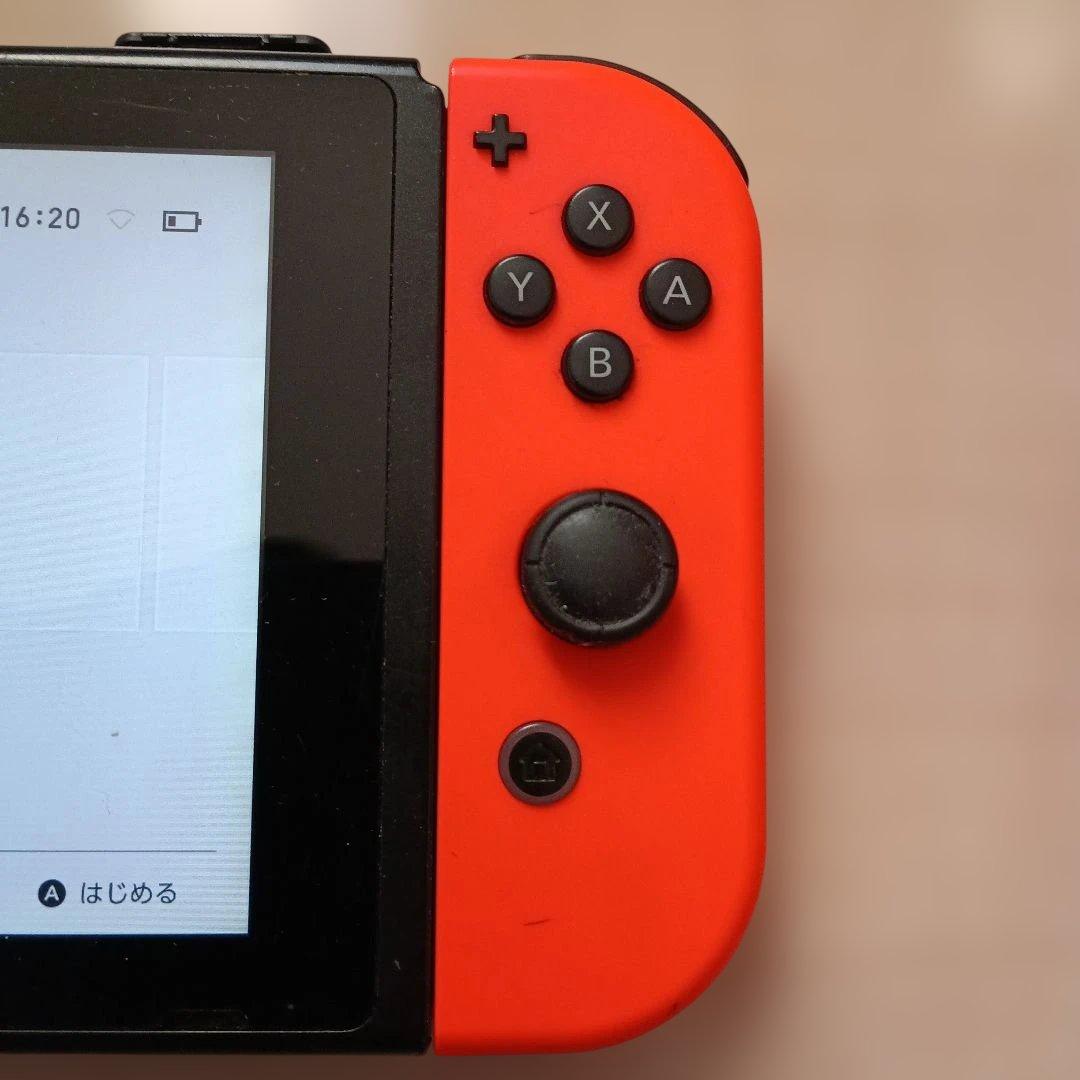 （ジャンク）　Nintendo Switch 本体、ネオンブルー、ネオンレッド