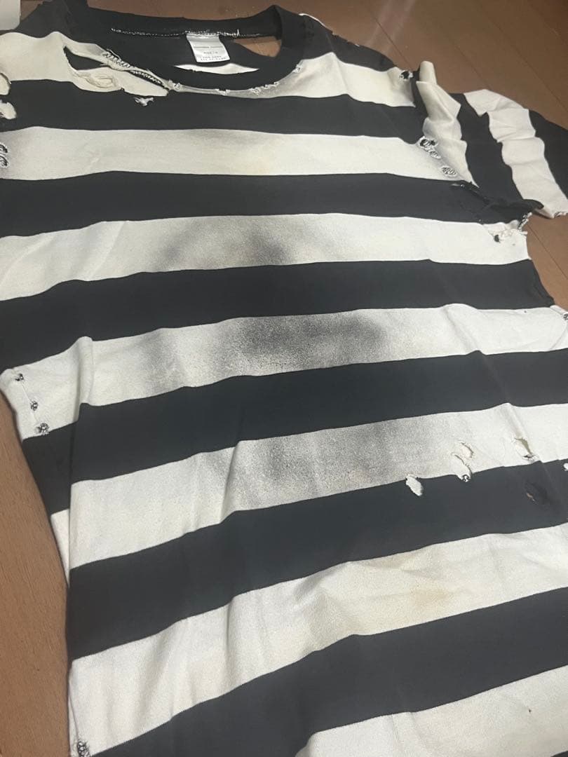 NUMBER (N)INE 02SS モダンエイジ期ボーダー ルーズT