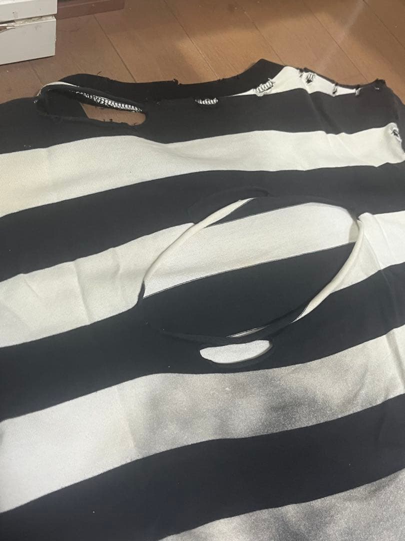 NUMBER (N)INE 02SS モダンエイジ期ボーダー ルーズT