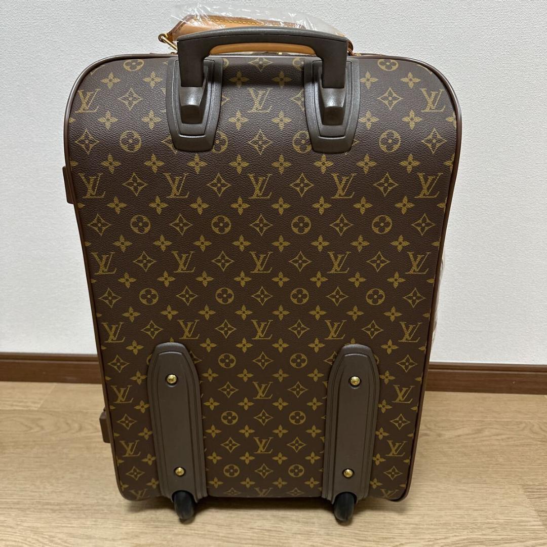 未使用品 ルイヴィトン モノグラム ペガス55 M23294 キャリーバッグ