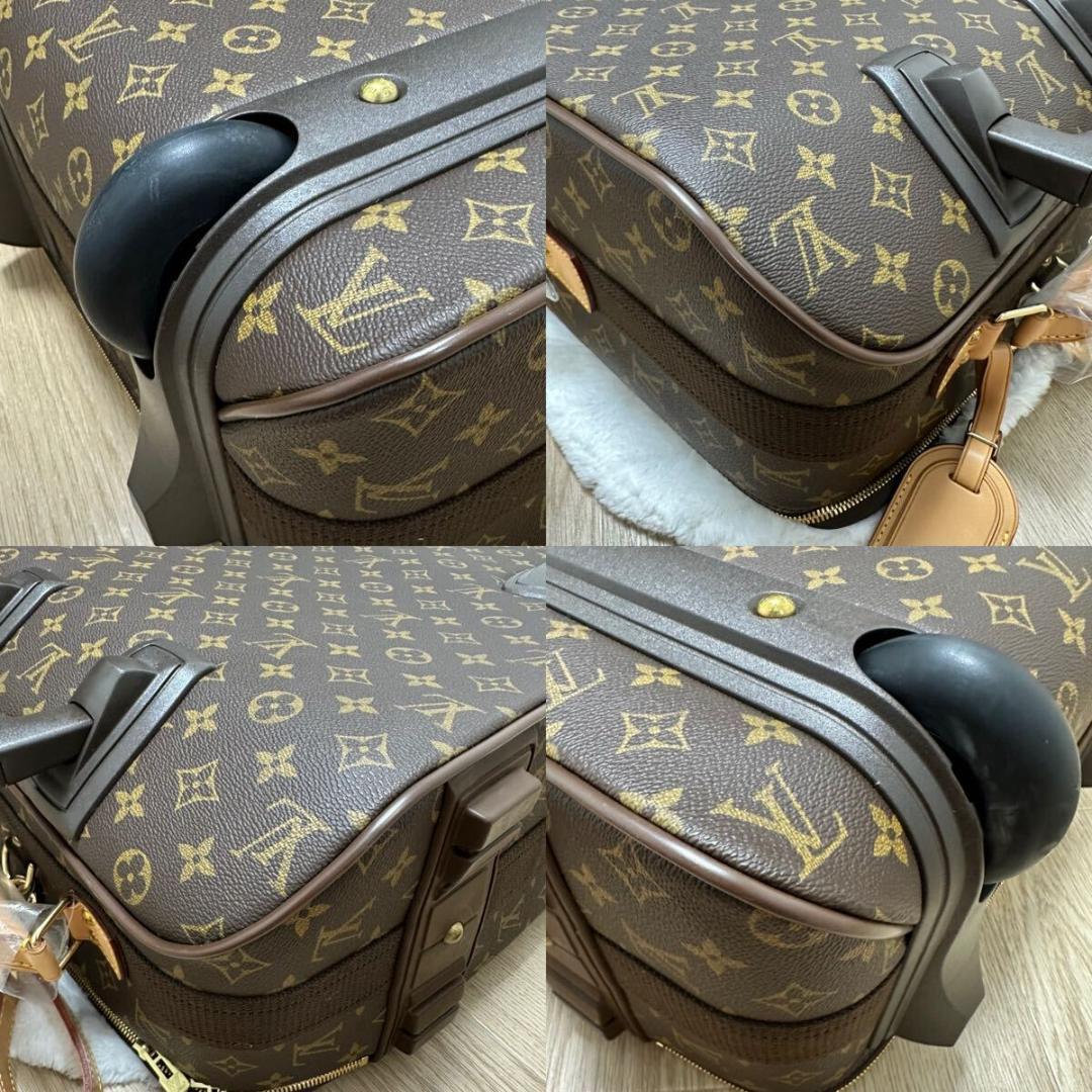 未使用品 ルイヴィトン モノグラム ペガス55 M23294 キャリーバッグ