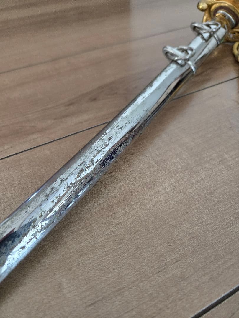 日本陸軍　実物　美品　将校サーベル/模造刀身入り　刀緒付き