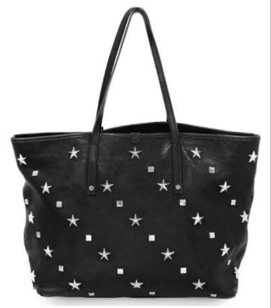 Jimmy Choo sasha スタースタッズ本革トートバッグ