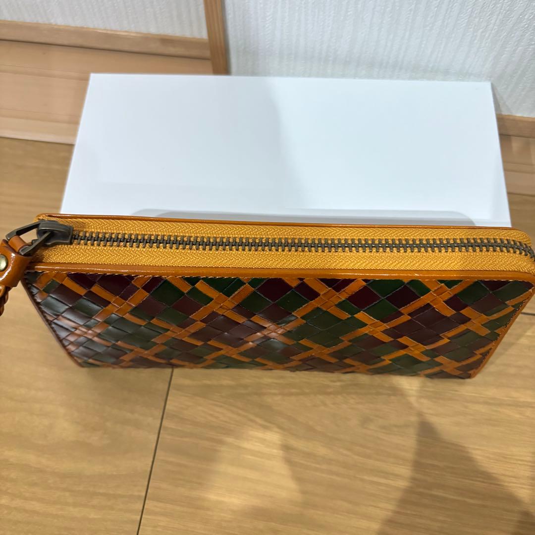 ☆新品未使用＊ダコタ＊革＊長財布＊編み込みデザイン＊早い者勝ち！