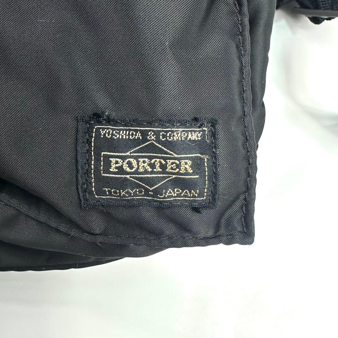 【美品】 PORTER ポーター タンカー リュック バックパック 黒 大容量