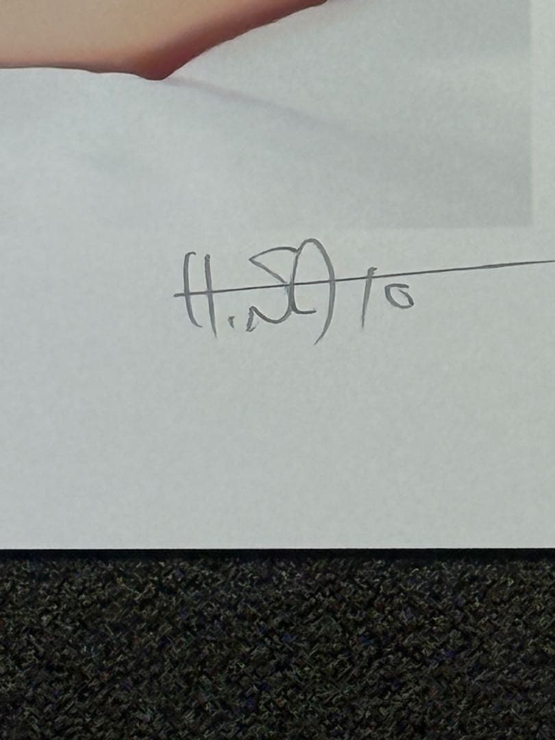 HIROSHI SATO作　【真作保証】　エディション、サイン有