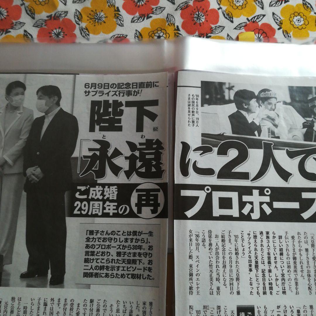 天皇皇室　雅子さま　愛子さま　週刊誌切り抜き記事　表紙のみ　新聞切り抜き　多数
