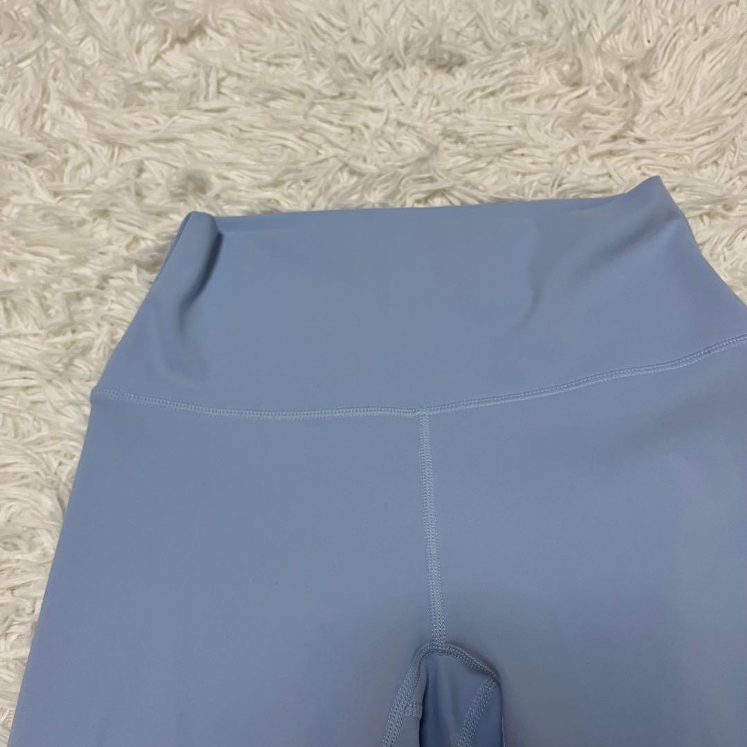 美品 スカーラ sukala ヨガ スパッツ レギンス 青 クール セットアップ