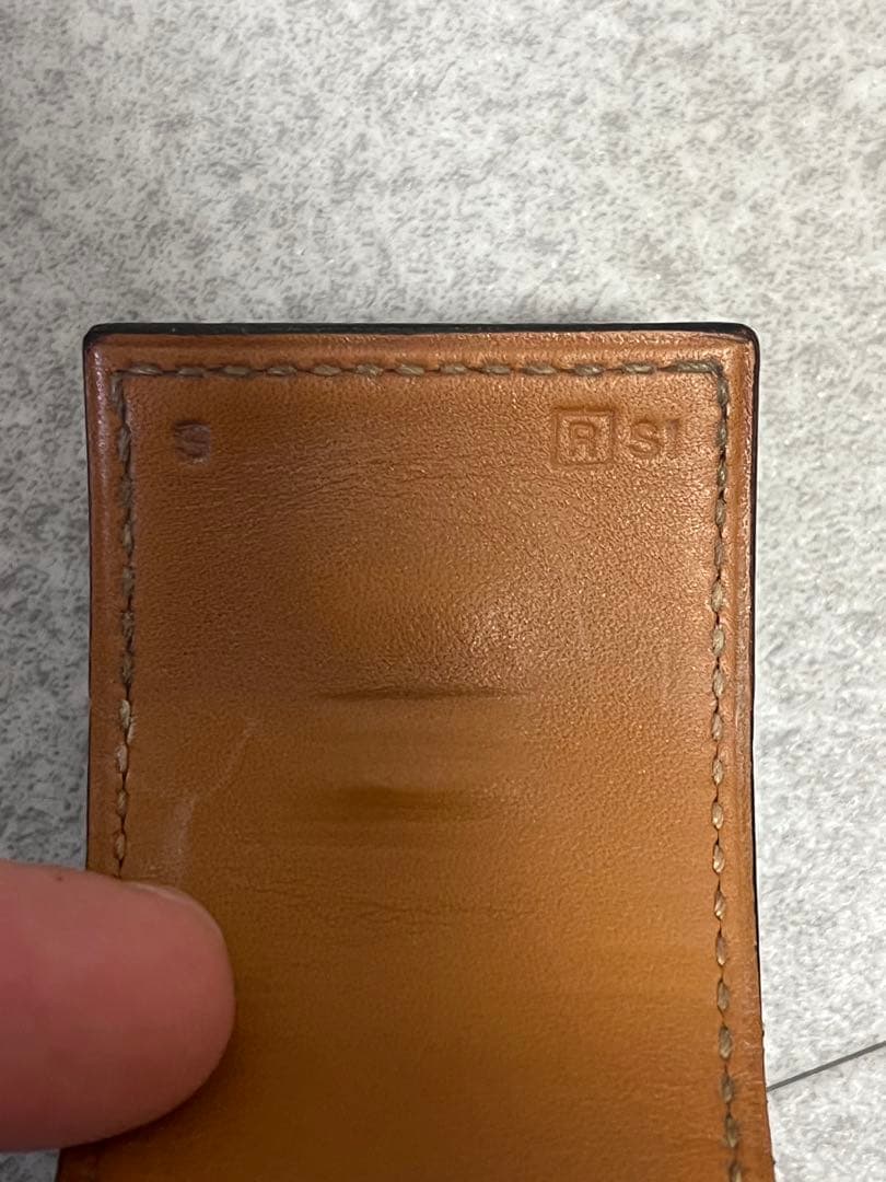 HERMES バングル ブラック ゴールド Sサイズ