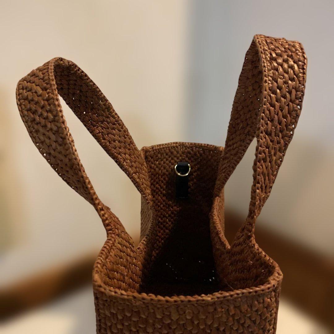 LOEWE ストローかごバッグ ブラウン　れもん様お願い致します