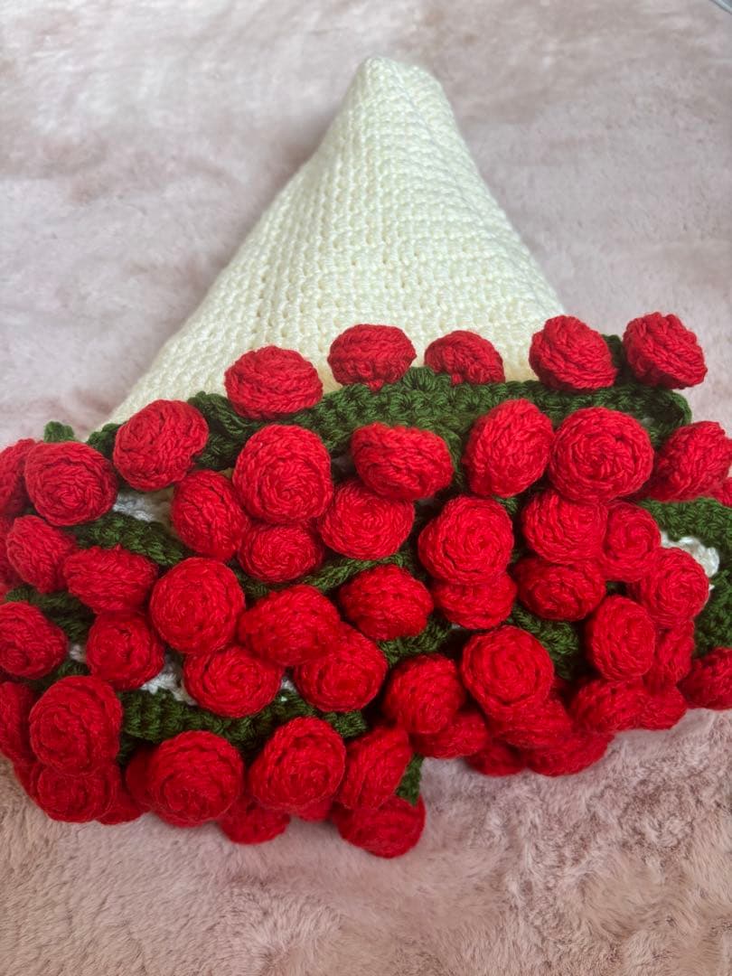 フラワーブランケット　花束ブランケット