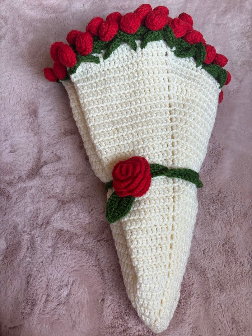 フラワーブランケット　花束ブランケット