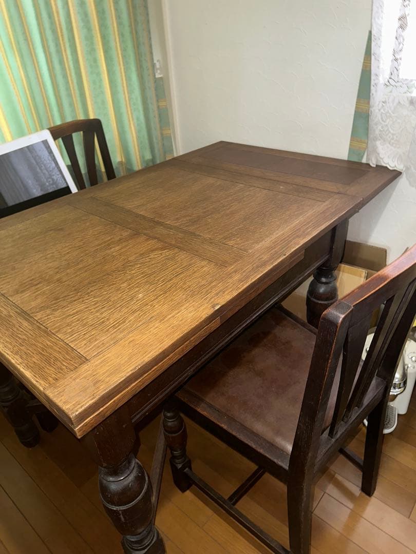 アンティーク　テーブル　木製