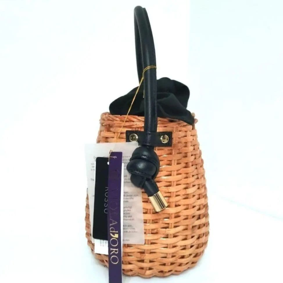 ✨新品未使用タグ付✨ヴィオラドーロ　 かごバッグ　スプリットラタン