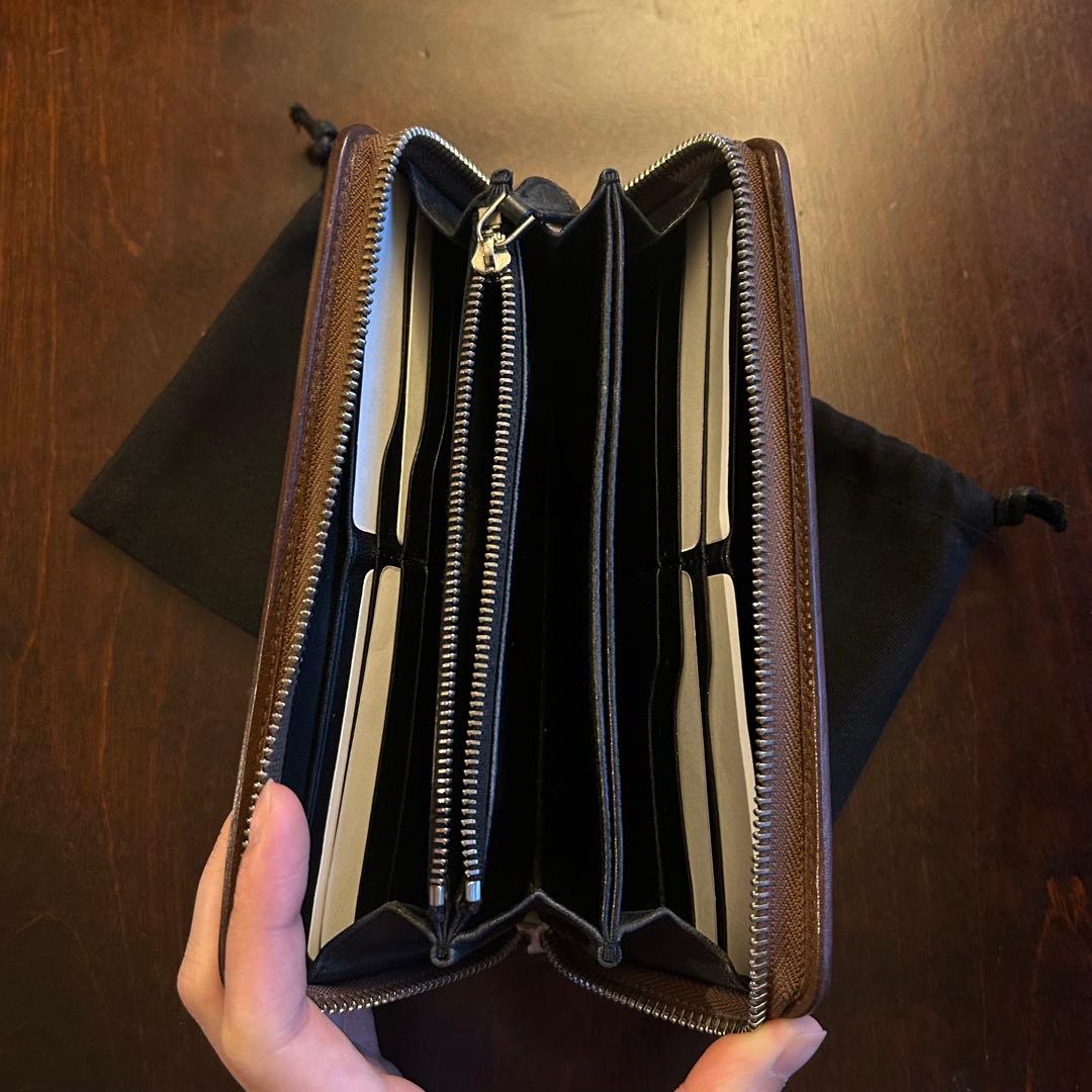 LOEWE ブラウン レザー 長財布