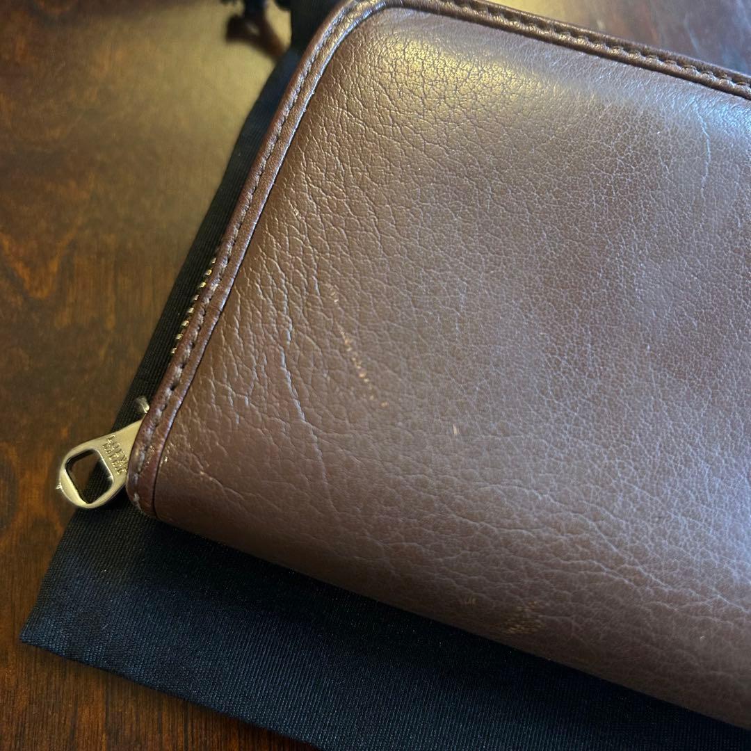 LOEWE ブラウン レザー 長財布