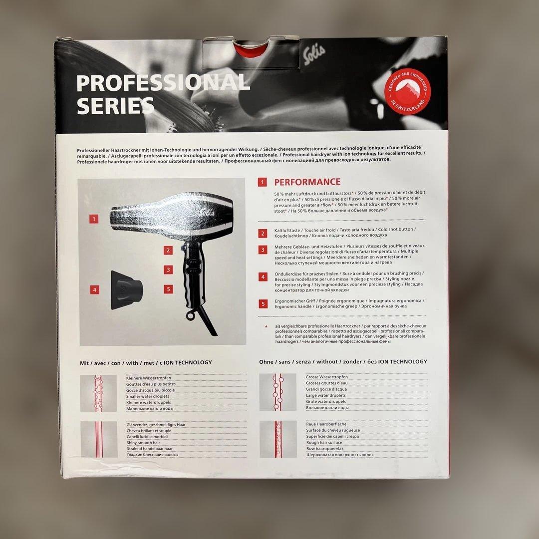 511248 Solis Swiss Perfectionヘアドライヤー ‎ 白