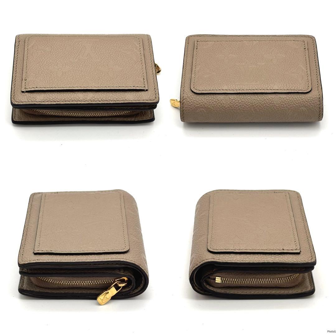 【未使用級】ルイヴィトン アンプラント ポルトフォイユ クレア 二つ折り財布