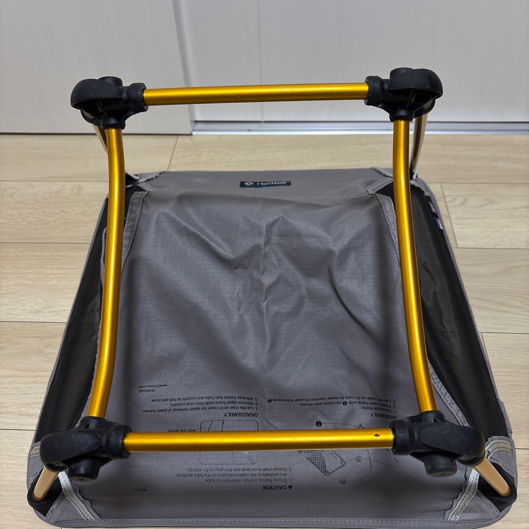 Helinox ヘリノックス グラウンドチェア ground chair グレー
