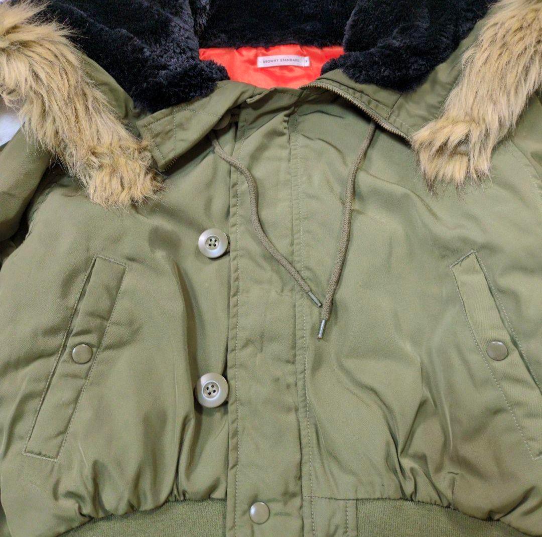 N2-B flight bomber jacket N-2B khaki 短丈L