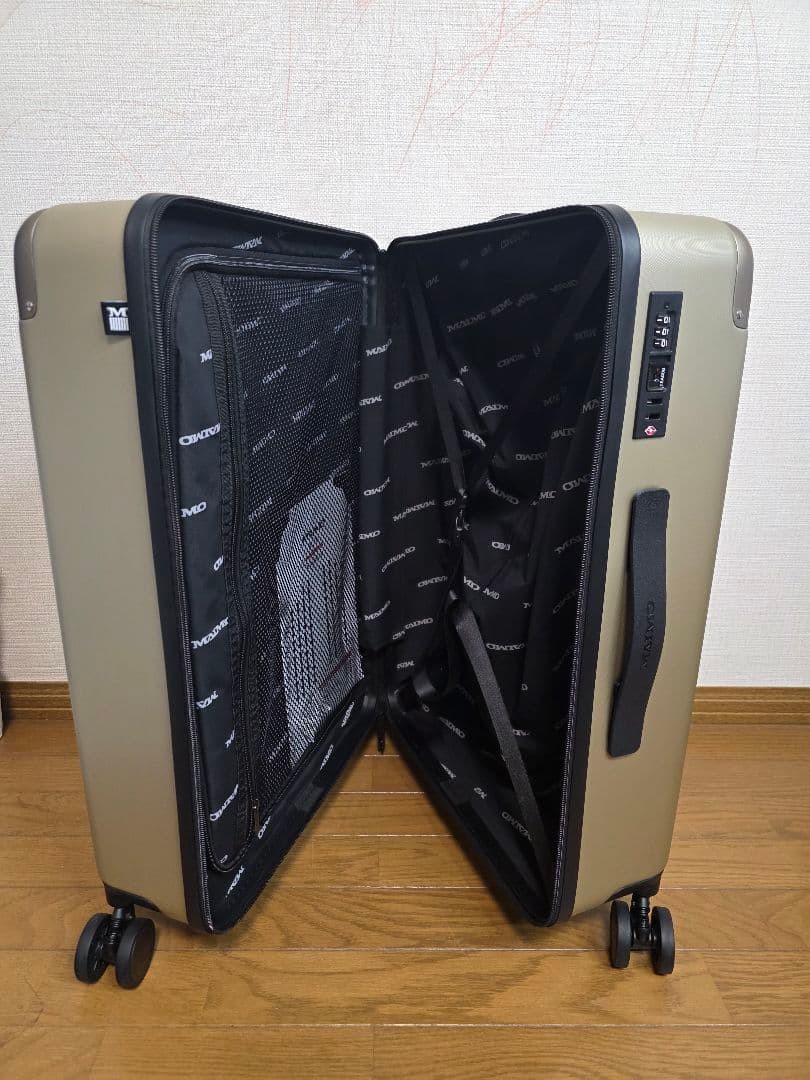 新品/未使用 MAIMOスーツケース　ゴールド　Mサイズ