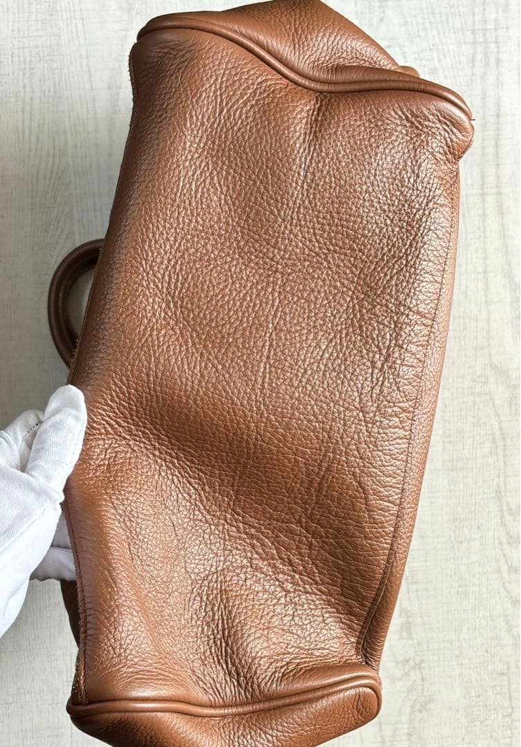 ヤングアンドオルセン フレームワーク 別注　バッグ　ブラウン