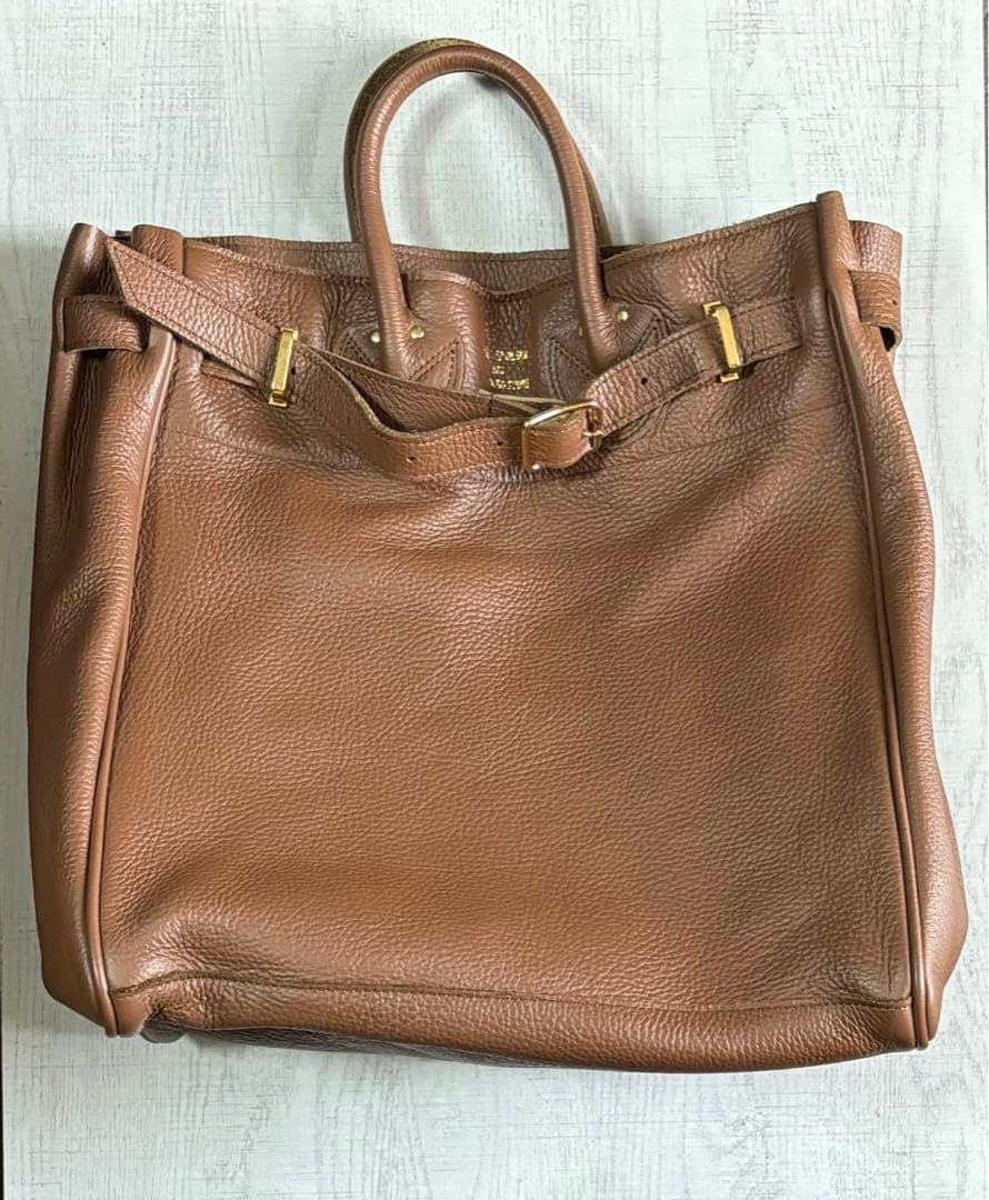 ヤングアンドオルセン フレームワーク 別注　バッグ　ブラウン