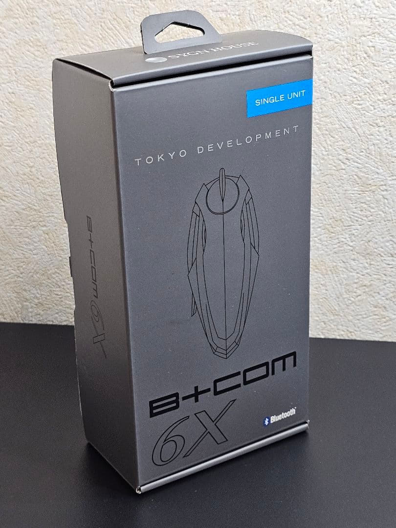 【バイク用インカム】B +COM6X TYPE:SB6X シングルユニット