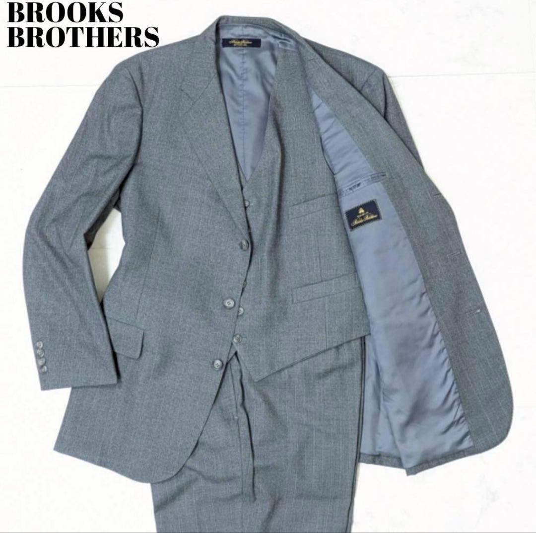 美品✨ブルックスブラザーズ スリーピース 大きいサイズ スーツセットアップ