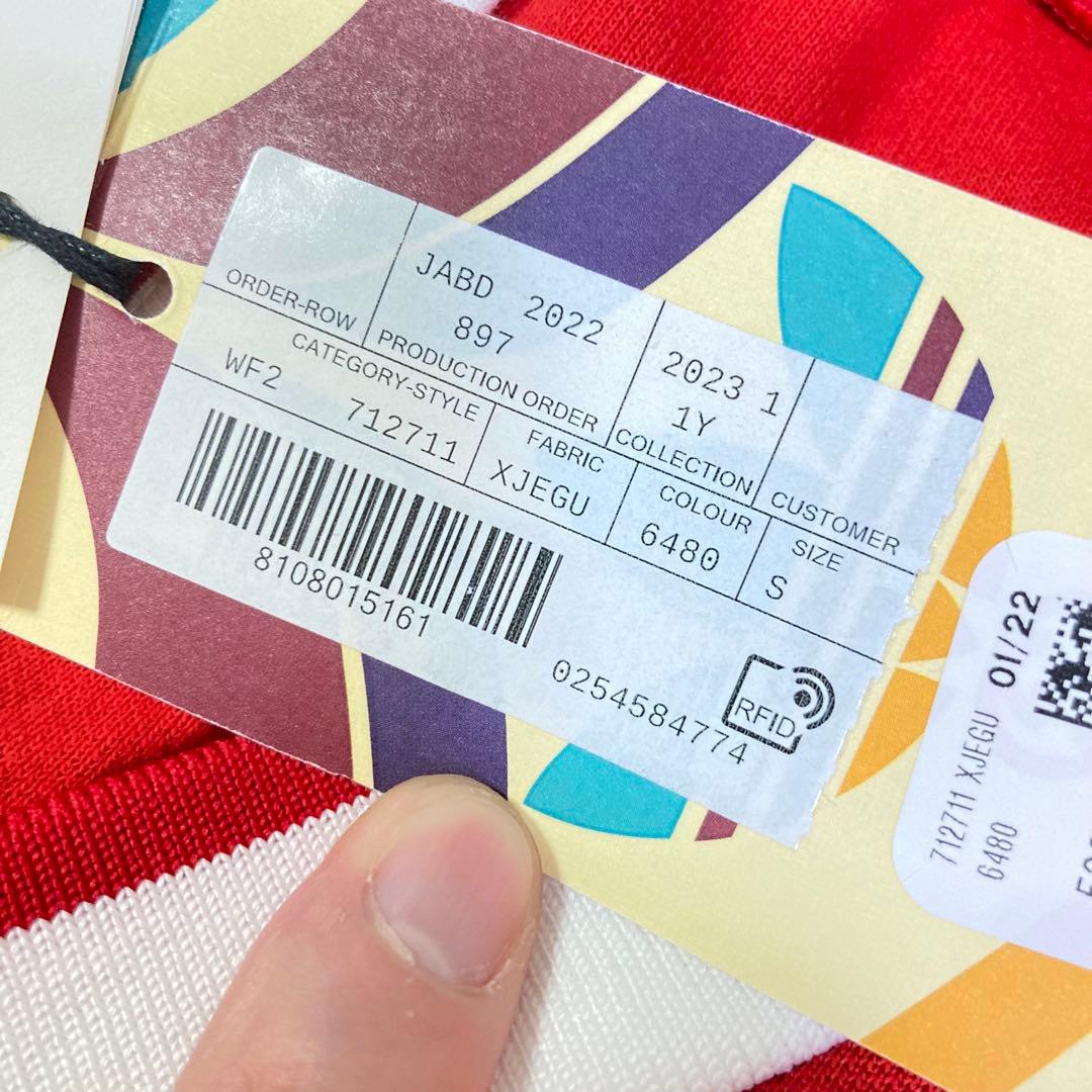 GUCCI × adidas 22AW 長袖ワンピース S レッド