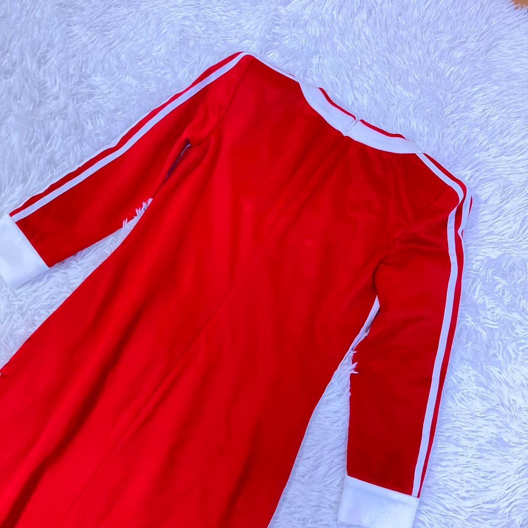 GUCCI × adidas 22AW 長袖ワンピース S レッド