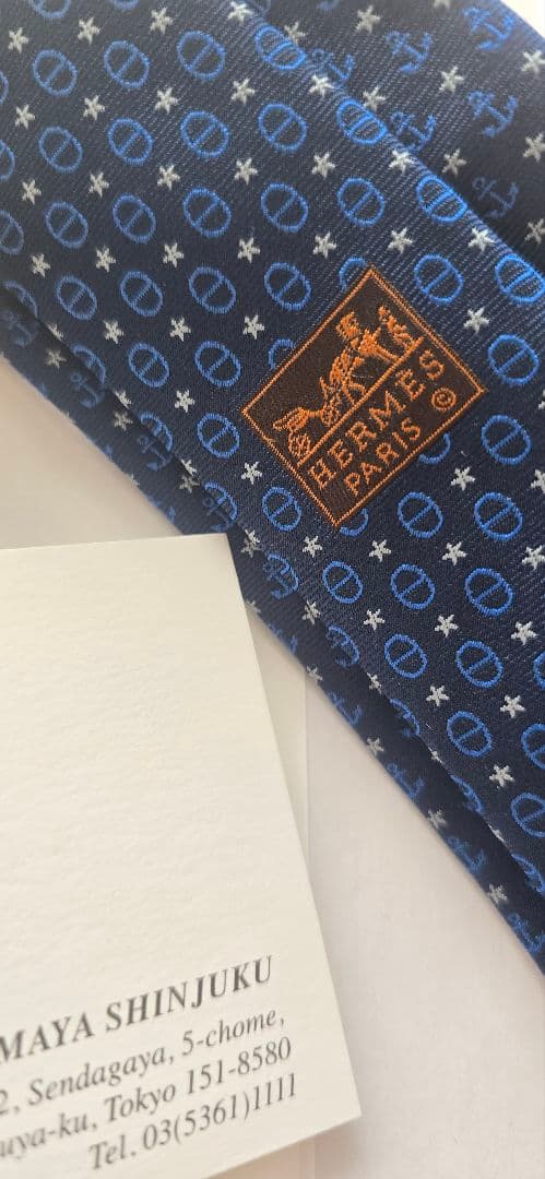 ★POLITE★　【新品未使用　プレゼントに】HERMES ネクタイ
