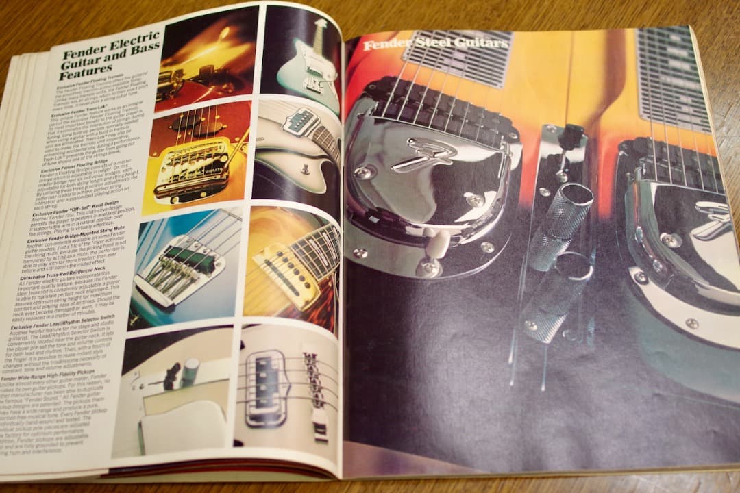 趣味 Vintage 1970 Fender Full Lineup Catalog