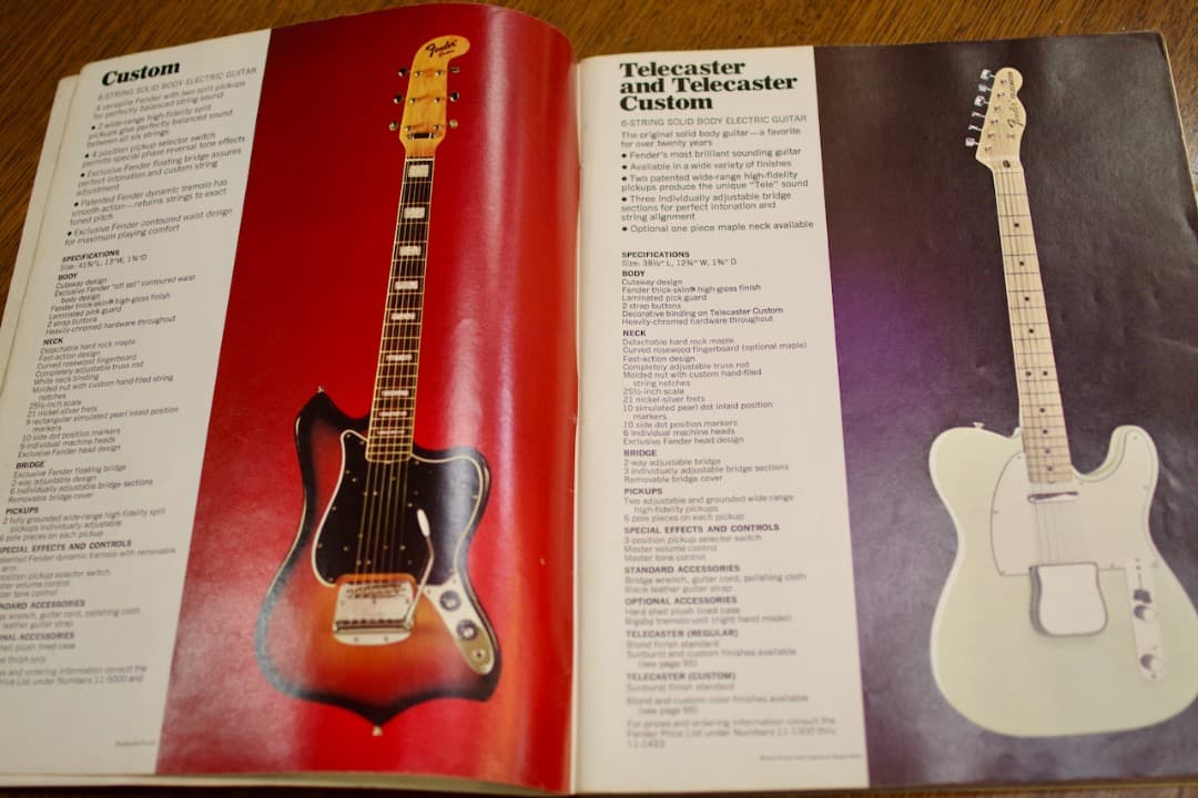 趣味 Vintage 1970 Fender Full Lineup Catalog