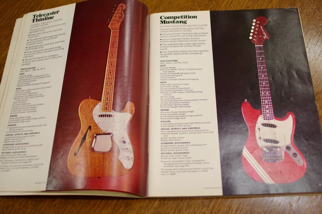 趣味 Vintage 1970 Fender Full Lineup Catalog