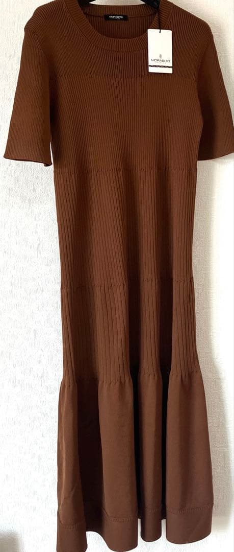 フランス高級老舗ブランドモラビト❣️ニットワンピース❗️日本製