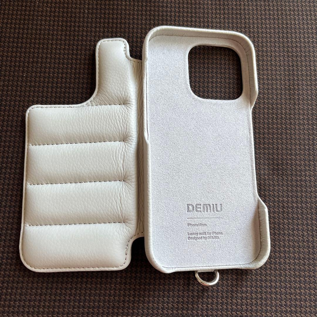 DEMIU iPhoneケース 16pro BALLON パール