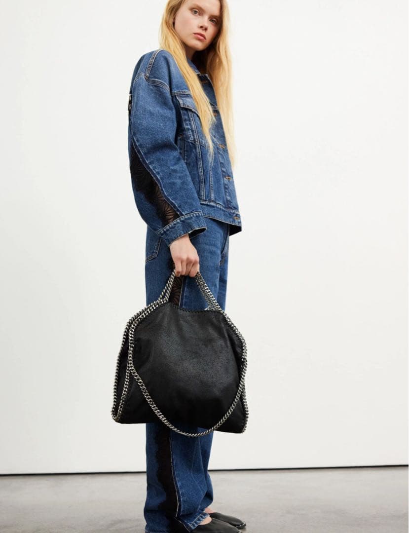 ステラマッカートニー　ファラベラ フォールドオーバー トートバッグ