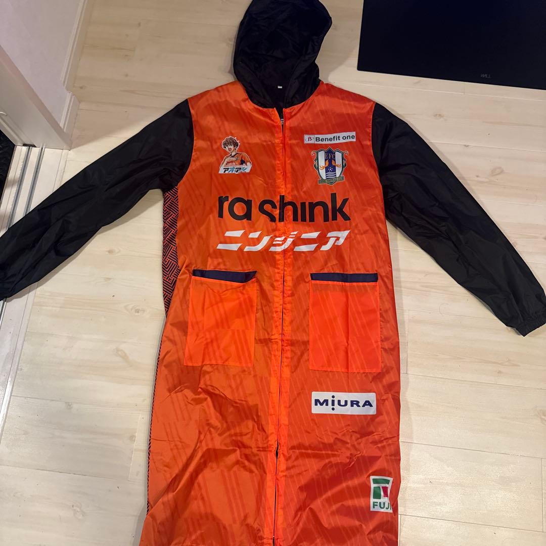 【新品未開封】愛媛FC オフィシャルレインコート　カッパ　アオアシ