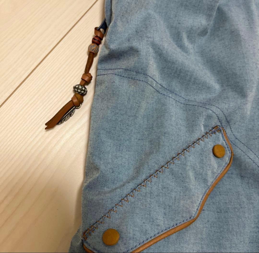 BURTON スノーボードウェア Mサイズ 青/黒