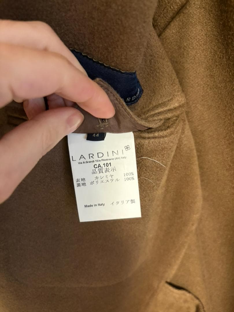 【美品】ラルディーニ LARDINIカシミア チェスターコート定価18万 44