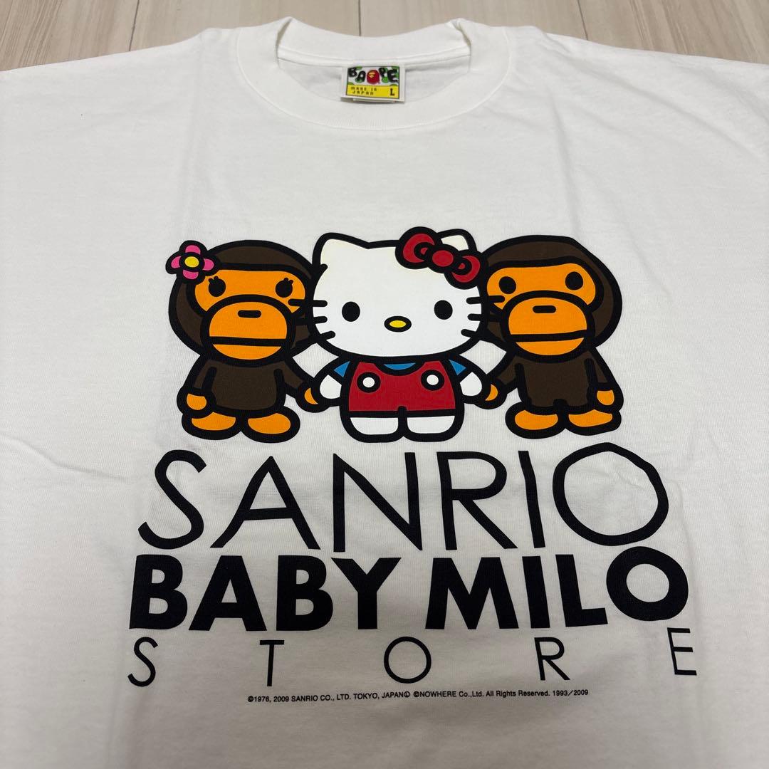 パ*ー様 BAPE × ハローキティ Tシャツ 【 キティちゃん サンリオ SA
