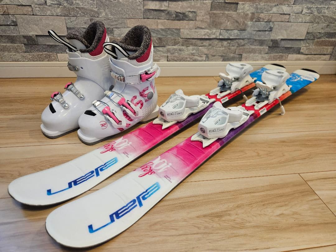 スキー板セット100センチ 　ブーツ19.5センチ