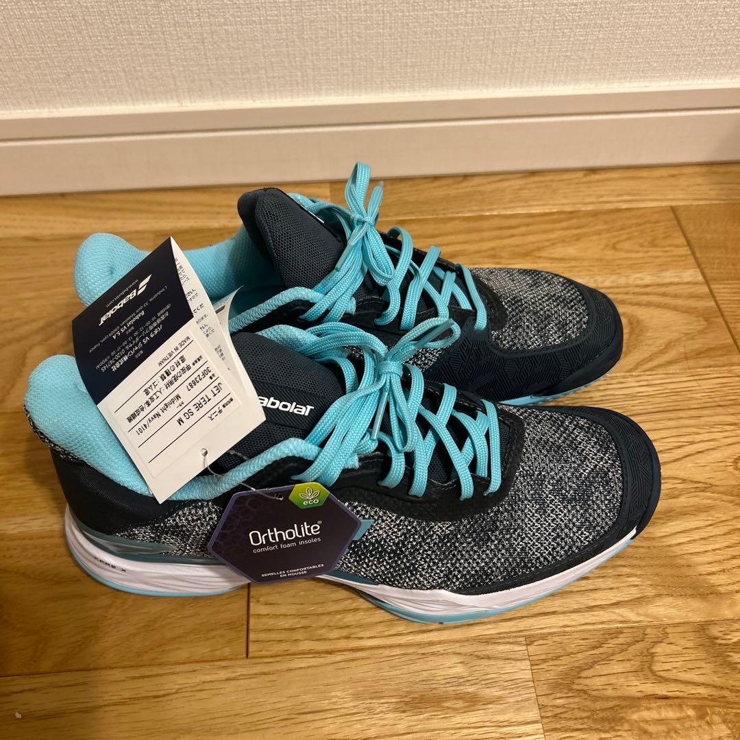 [バボラ] 新品　未使用　テニスシューズ メンズ ジェット テレ サンドグラス